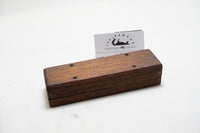VERY VERY FINE GRIT NATURAL SHARPENING STONE IN MAHOGANY BOX