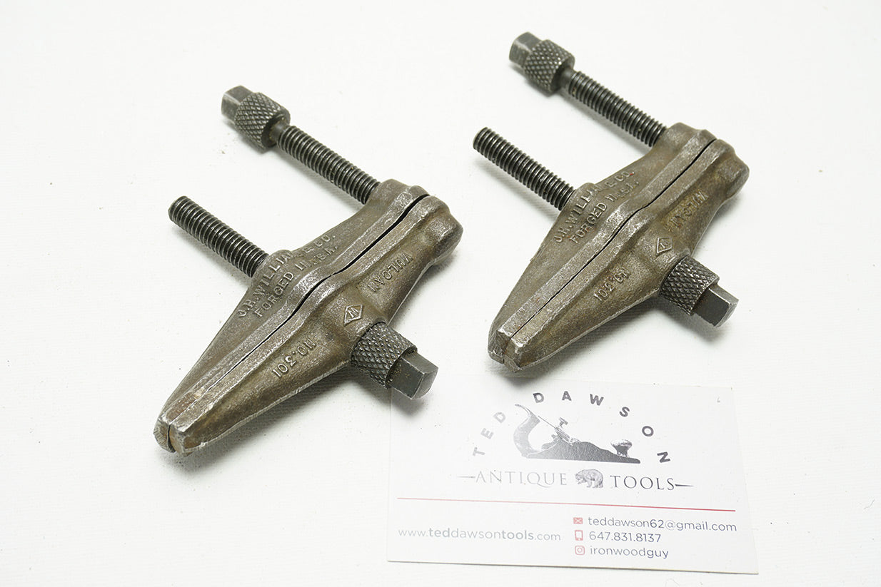 MINT PAIR OF J. H. WILLIAMS & CO. NO. 301 VULCAN MACHINIST