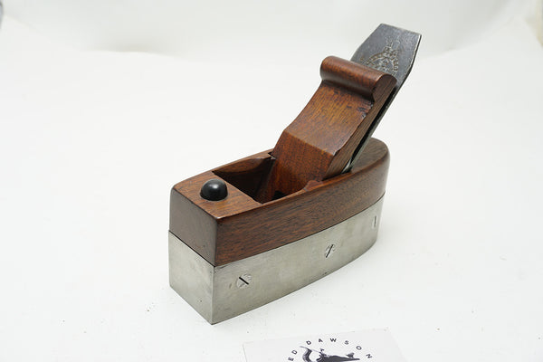 EXTRA FINE & UNUSUAL HEAVY STEEL SOLED COFFIN INFILL PLANE