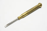 MINT BRASS NESTING SCREWDRIVER SET OF 4 - MADE IN GERMANY