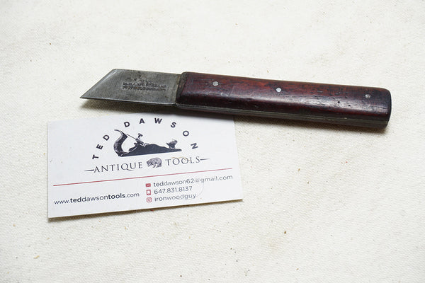 WM MARPLES DOUBLE BEVEL MARKING KNIFE - 1"