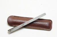 FINE NORTON DIAMOND HONE IN ORIGINAL NORTON LEATHER SLEEVE