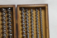 MIB SET OF 9 PASSAIC JENNINGS PATTERN AUGER BITS - 1/4" ~ 1"