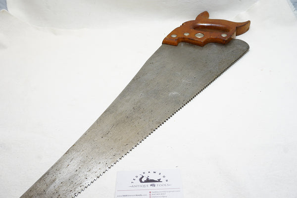 FINE SHARP SHURLY DIETRICH 'MAPLE LEAF' RIP SAW - 5 1/2 TPI