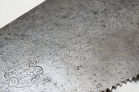 FINE SHARP SIMONDS SAW WORKS NO. 72 RIP SAW - 5 TPI