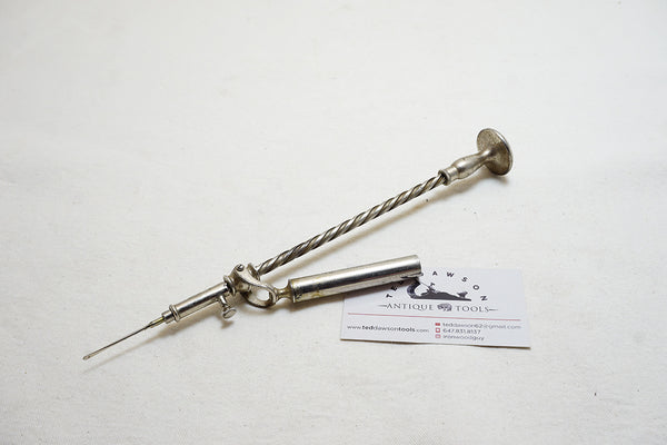 WONDERFUL EARLY SURGEON'S / DENTAL ARCHIDEMEAN DRILL WITH ORIGINAL BITS!