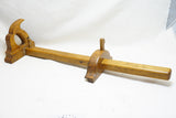 GORGEOUS PANEL SLITTING GAUGE WITH INLAID BRASS TRIM & ROLLERS