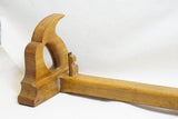 GORGEOUS PANEL SLITTING GAUGE WITH INLAID BRASS TRIM & ROLLERS