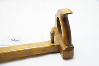 GORGEOUS PANEL SLITTING GAUGE WITH INLAID BRASS TRIM & ROLLERS
