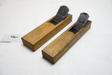 FINE PAIR OF JAPANESE HOLLOW KANNA / PLANES - SIGNED BLADES