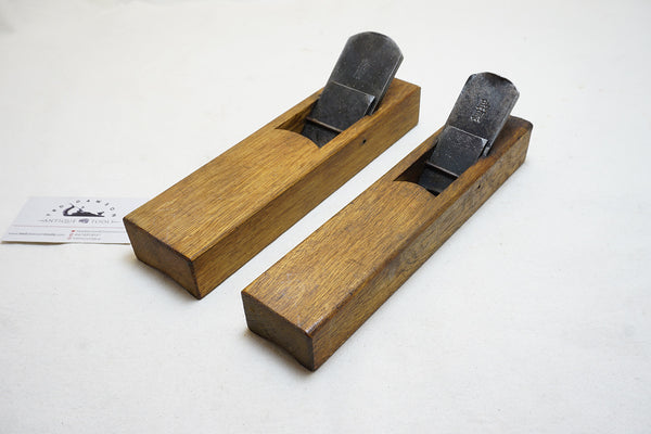 FINE PAIR OF JAPANESE HOLLOW KANNA / PLANES - SIGNED BLADES