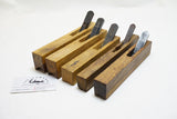 SET OF 5 JAPANESE CHAMFER STYLE KANNA / MOLDING PLANES