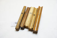 SET OF 5 JAPANESE CHAMFER STYLE KANNA / MOLDING PLANES