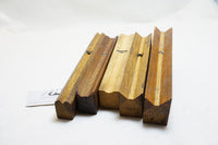 SET OF 5 JAPANESE CHAMFER STYLE KANNA / MOLDING PLANES