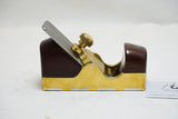 MINT SMALL BRASS DOVETAILED INFILL SMOOTH PLANE