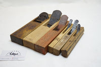 WORKING SET OF 6 JAPANESE HOLLOW & ROUND KANNA / PLANES - ASSORTED