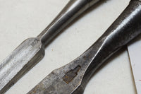 WORKING PAIR OF JAPANESE NOMI / CHISELS