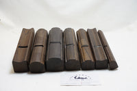LIKE NEW SET OF 7 EBONY MUJINGFANG ASSORTED HOLLOWS & ROUNDS