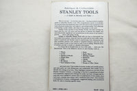 WALTER'S STANLEY TOOL GUIDE and ELLIOT'S AMERICAN WOODEN PLANES