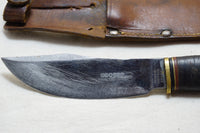 EXCELLENT JOHN WATTS (SHEFFIELD) FIXED BLADE KNIFE + SHEATH