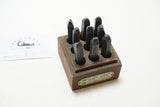 FINE SET OF MAPLE LEAF 1/4" NUMBER PUNCHES - COMPLETE