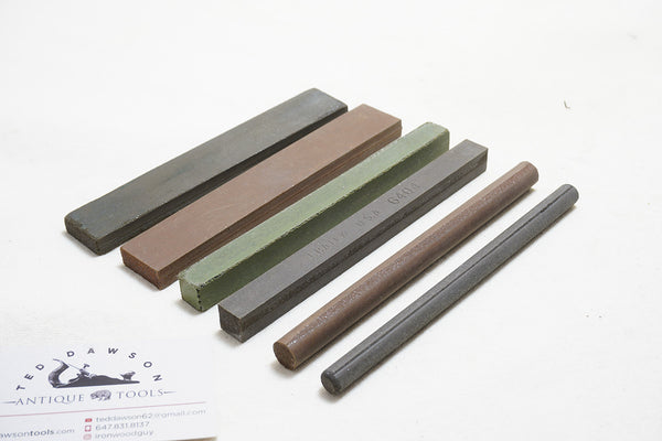 NOS LOT OF 6 RUBBERIZED SILICON CARBIDE POLISHING STICKS