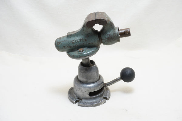FINE WILTON BABY BULLET VISE 020 ON POWRARM JR SWIVEL BASE