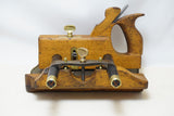 UNCOMMON 'D. IVORY' BRIDLE PLOW PLANE - EBONY ARMS