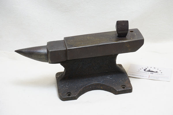 BEAUTIFUL HANDFORGED RAILROAD TRACK ANVIL WITH 'HOT CUT'