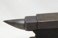 BEAUTIFUL HANDFORGED RAILROAD TRACK ANVIL WITH 'HOT CUT'