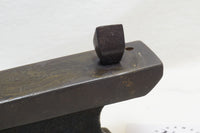 BEAUTIFUL HANDFORGED RAILROAD TRACK ANVIL WITH 'HOT CUT'