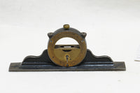 DAVIS 1867 PAT. ADJUSTABLE MANTLE CLOCK INCLINOMETER