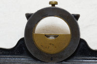 DAVIS 1867 PAT. ADJUSTABLE MANTLE CLOCK INCLINOMETER