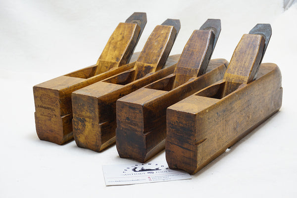 FABULOUS SET OF 4 A. CUMINGS BOSTON SPAR PLANES - 1 ~ 2"