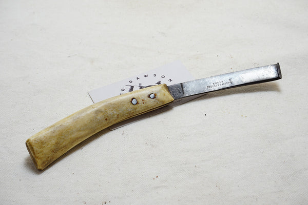 FINE EARLY JOSEPH RODGERS BONE HANDLED FARRIERS HOOF KNIFE