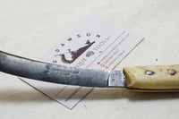 FINE EARLY JOSEPH RODGERS BONE HANDLED FARRIERS HOOF KNIFE