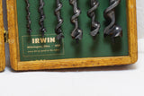 MIB IRWIN SET OF 6 AUGER BITS - 1/4" ~ 1"