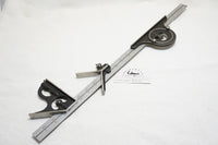 FINE STARRETT 24" 4 PIECE COMBINATION SQUARE