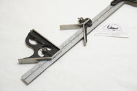 FINE STARRETT 24" 4 PIECE COMBINATION SQUARE