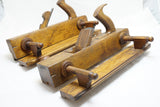 BEAUTIFUL PAIR OF D. R. BARTON HANDLED PLANK MATCH TONGUE & GROOVE PLANES