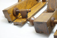 BEAUTIFUL PAIR OF D. R. BARTON HANDLED PLANK MATCH TONGUE & GROOVE PLANES