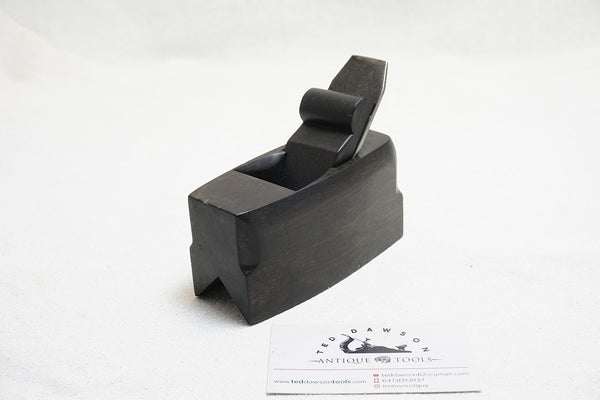 BEAUTIFUL SMALL EBONY CHAMFER PLANE -  S. I. MASSEY