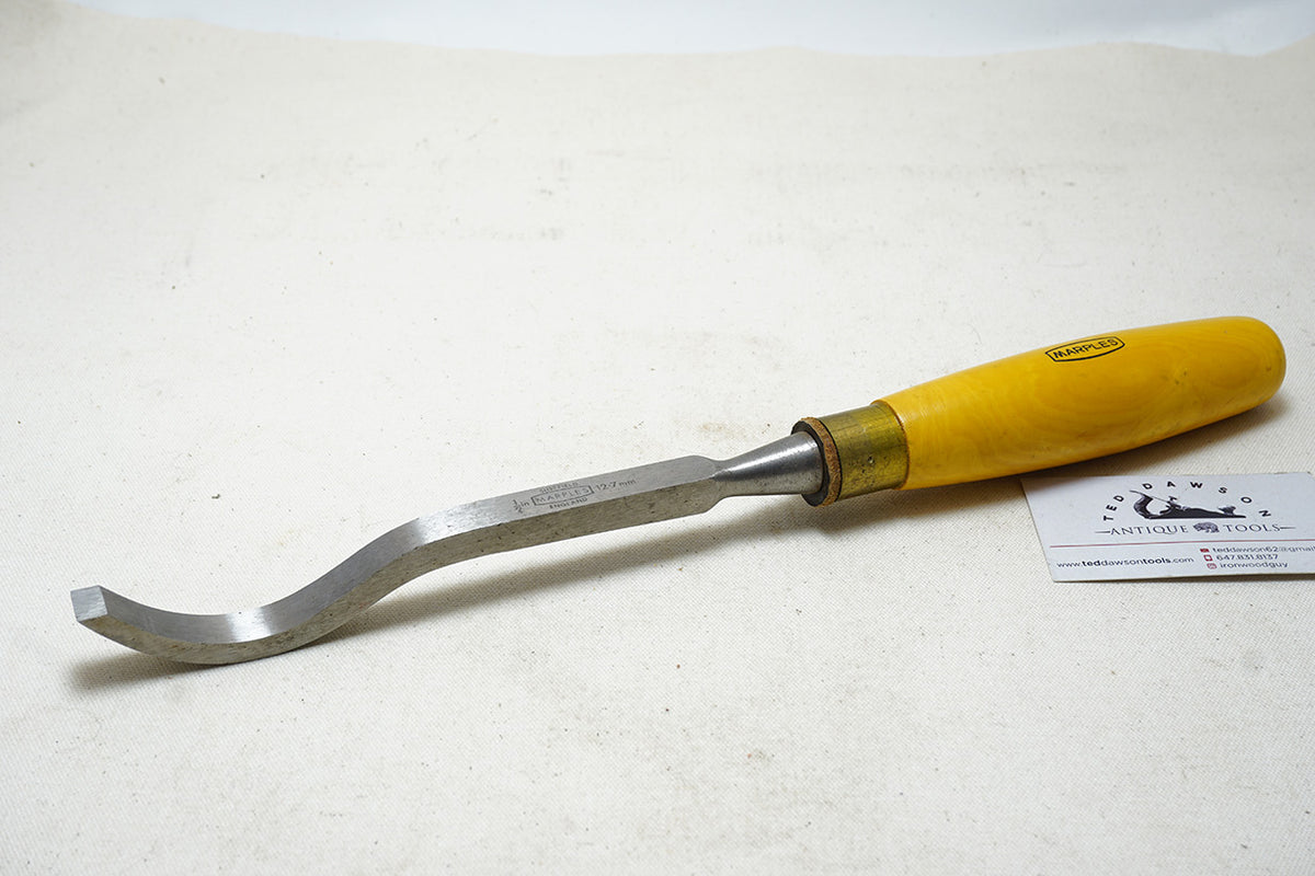 NOS HEAVY MARPLES 1/2" SWAN NECK MORTISE CHISEL – Ted Dawson Antique Tools