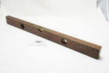 BEAUTY STRATTON BROS. MAHOGANY & BRASS LEVEL - 2FT