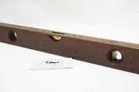 BEAUTY STRATTON BROS. MAHOGANY & BRASS LEVEL - 2FT