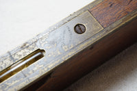 BEAUTY STRATTON BROS. MAHOGANY & BRASS LEVEL - 2FT