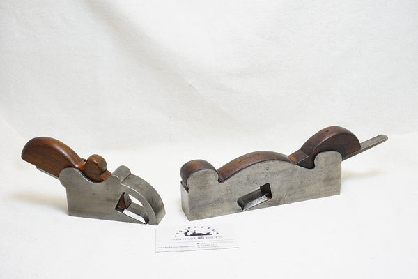 FINE PAIR OF SHAPELY INFILL RABBET PLANES