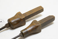 EARLY CRAFTSMAN MADE CLOTHESPIN STYLE HAND BRACE + EXTRA