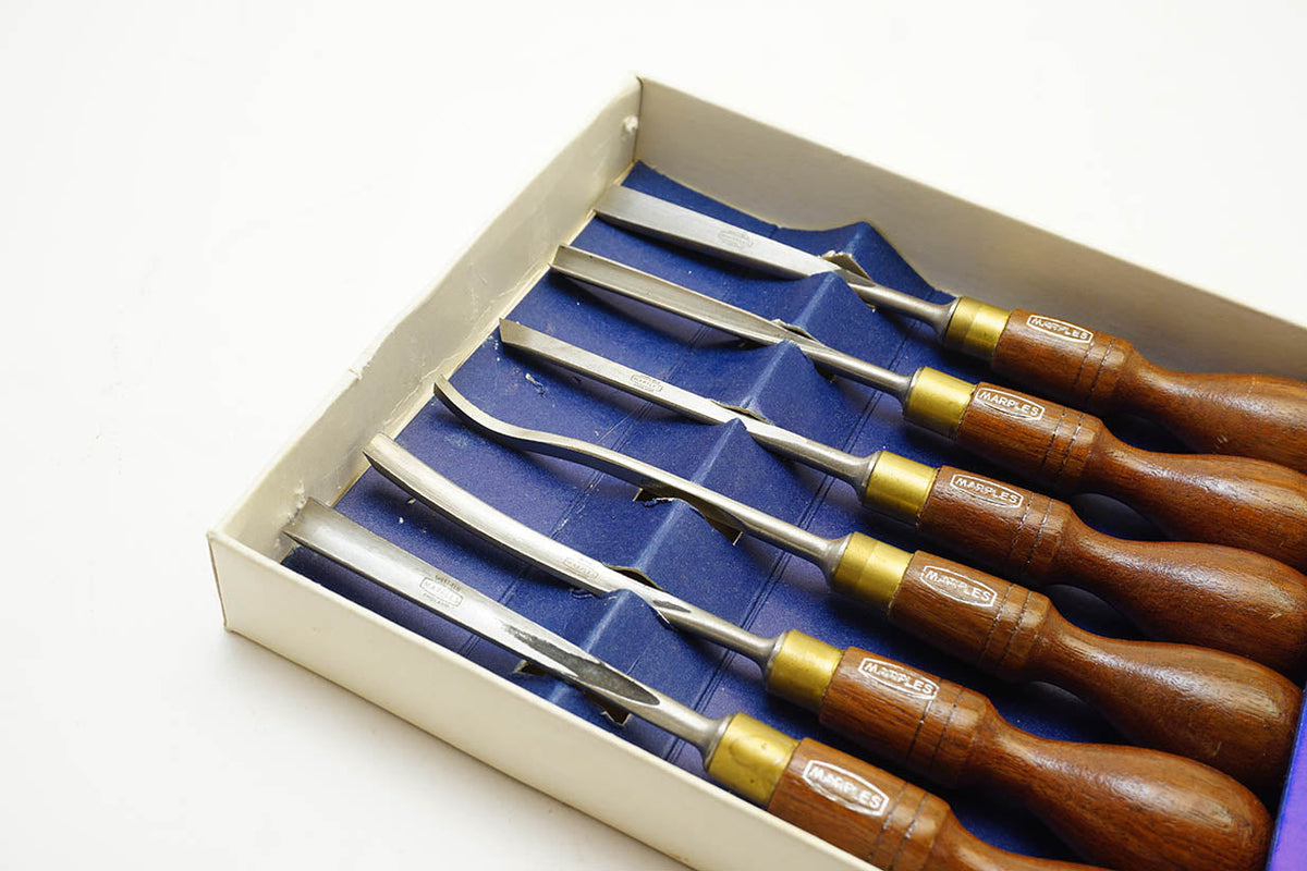 NOS SET OF 6 MARPLES CARVING TOOLS – Ted Dawson Antique Tools
