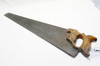HARVEY PEACE NO. P68 "PERFECTION" PATENT SAW - 22" 9 TPI - SHARP
